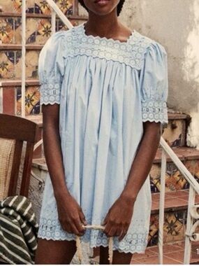 Doen Sterling Dress in Bluebird XL